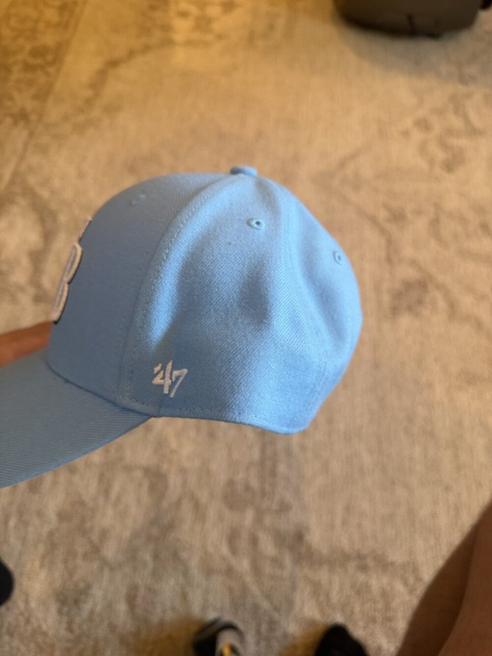 Tampa Bay Rays 47 Light Blue Cap